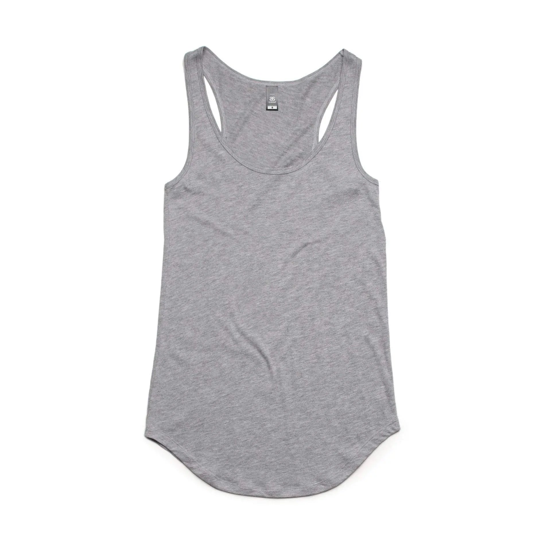 As Colour Women's dash singlet 4007 Casual Wear As Colour GREY MARLE XSM